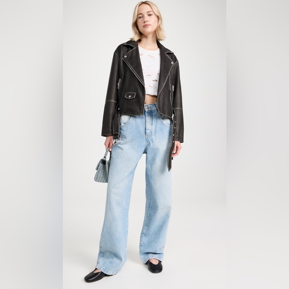 FREE PEOPLE x BLANKNYC Faux Leather Moto Jacket - Picture 4 of 8